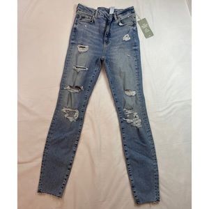 H&M Women’s Super Skinny High Waist  Distressed Ankle Jeans New Size: 4